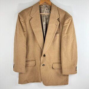 Vintage Hunt Valley Classic Men’s 100% Camel Hair Two Button Blazer Size 40s